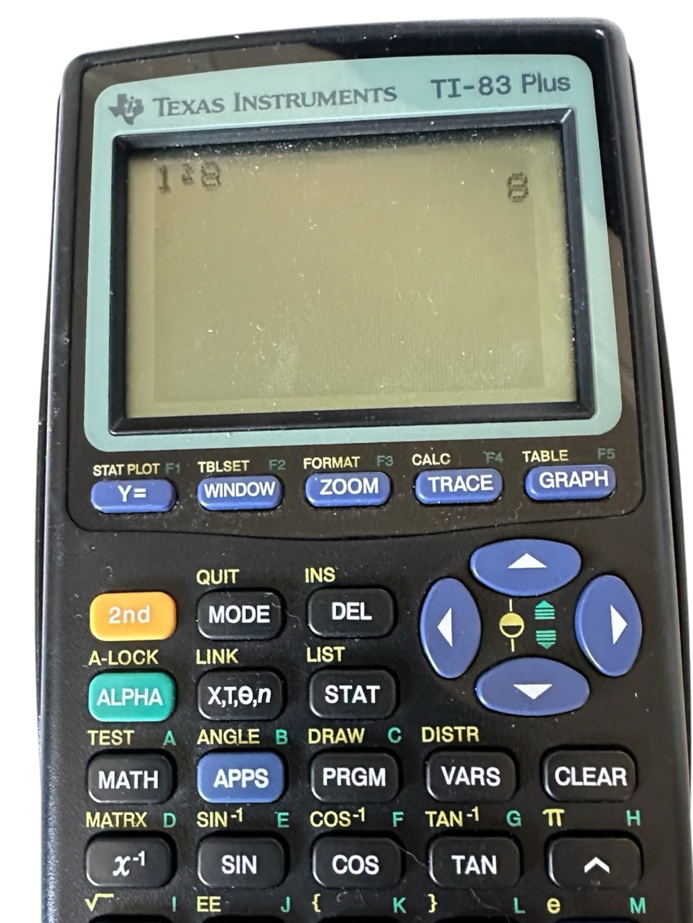 Texas Instruments TI-83 Plus Graphing Calculator Black Student Math - Picture 2 of 4